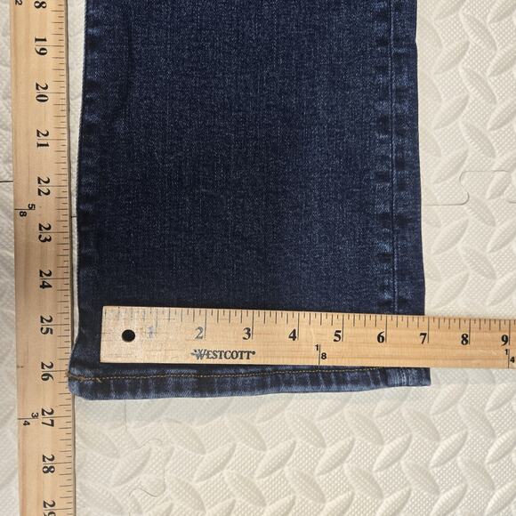 Madewell Jeans Womens 27 Curvy Kick Out Cropped Bootcut Dark Wash Mid Rise - Picture 11 of 11